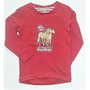 Salt and Pepper Mdchen Sweatshirt Pferd  104/110 red