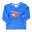 Baby Glck by Salt and Pepper Jungen Langarmshirt Helicopter